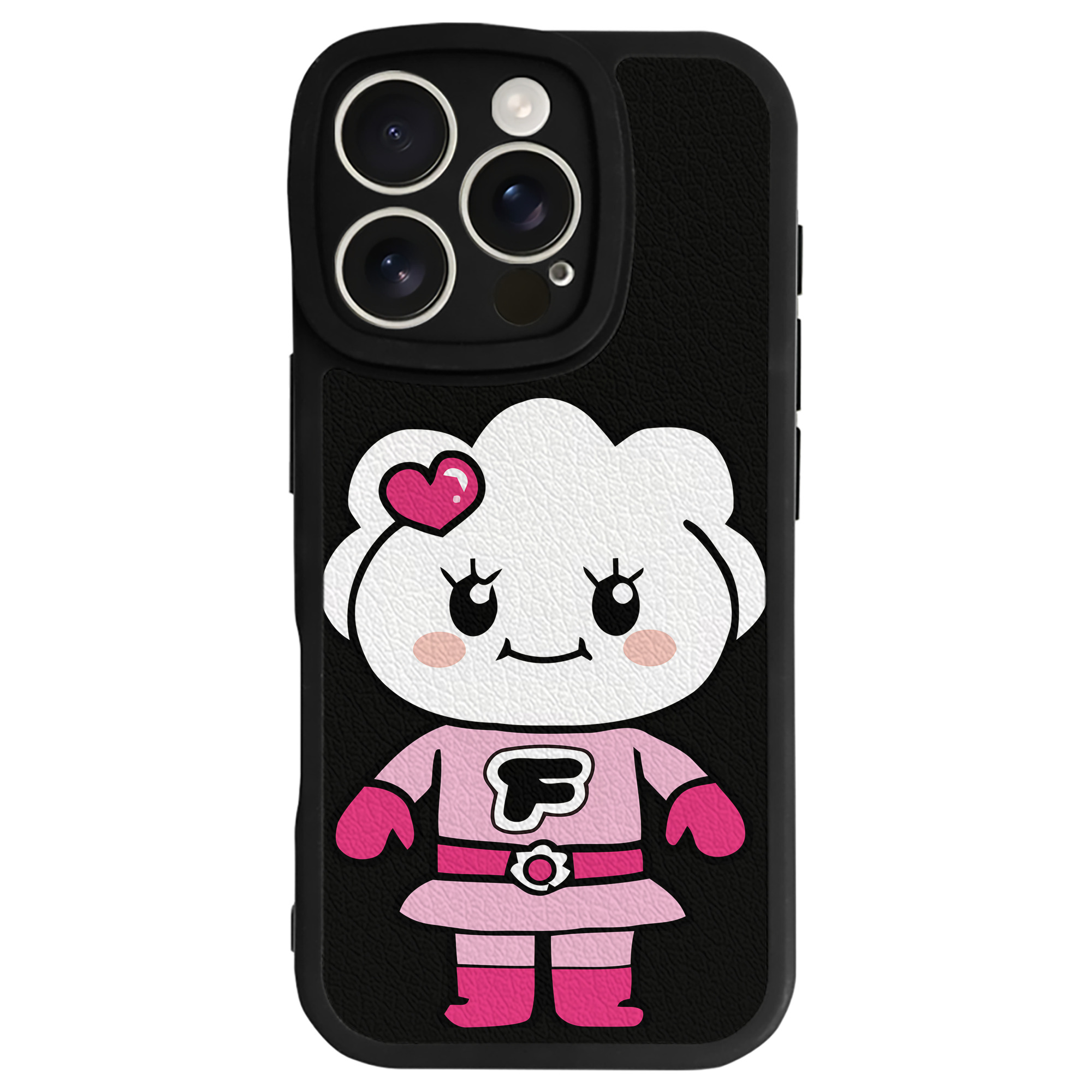 （画像用） アンパンマン Anpanman 【iPhone 16シリーズ対応】シリコンスマホケース（レザー調） 材質：シリコン